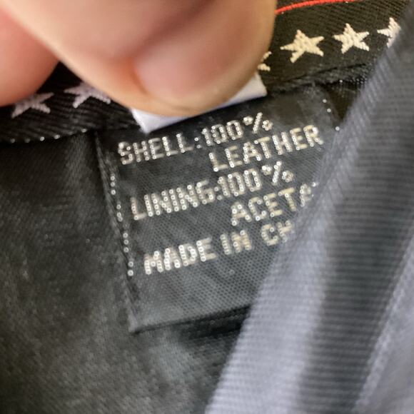 Black Suede Leather Western Pants - Picture 5 of 6